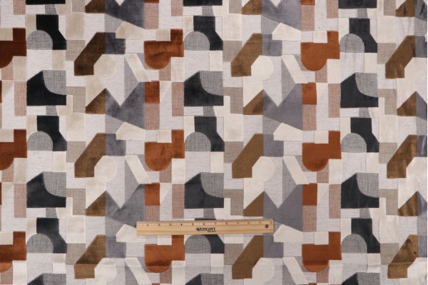 Hamilton Starsky Velvet Upholstery Fabric in Topaz 