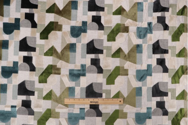 Sample of Hamilton Starsky Velvet Upholstery Fabric in Peridot 