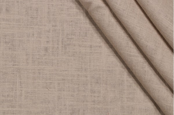 Wexford Linen Woven Decorator Fabric in Sand