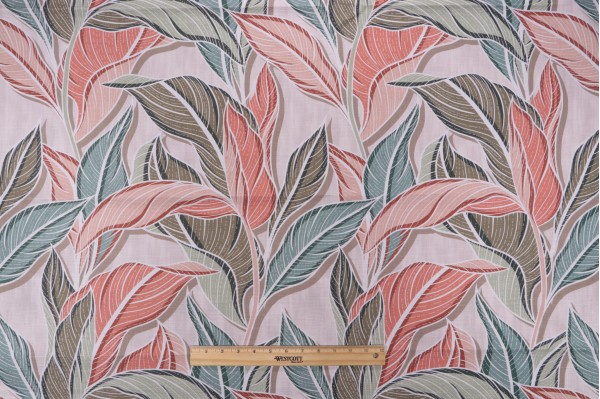 1 Yard Kitt Printed Drapery Fabric in Summer