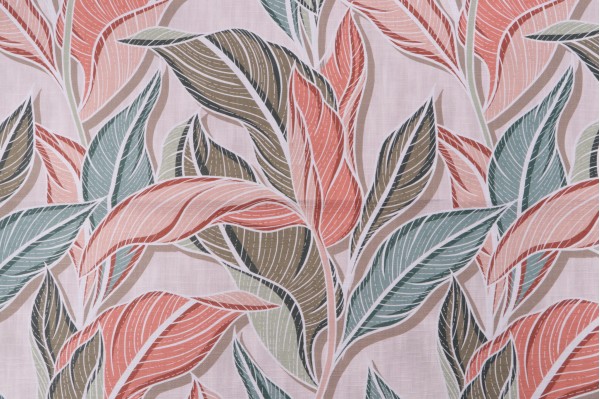 1 Yard Kitt Printed Drapery Fabric in Summer