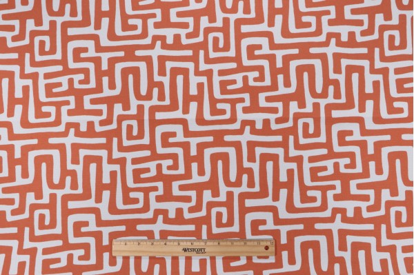 Premier Prints Enid Printed Polyester Outdoor Fabric in Fiesta