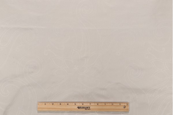 Scalamandre Floral Silk Decorator Fabric in Fog