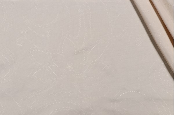 Scalamandre Floral Silk Decorator Fabric in Fog