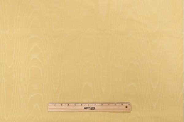 Scalamandre Moire Decorator Fabric in Yellow