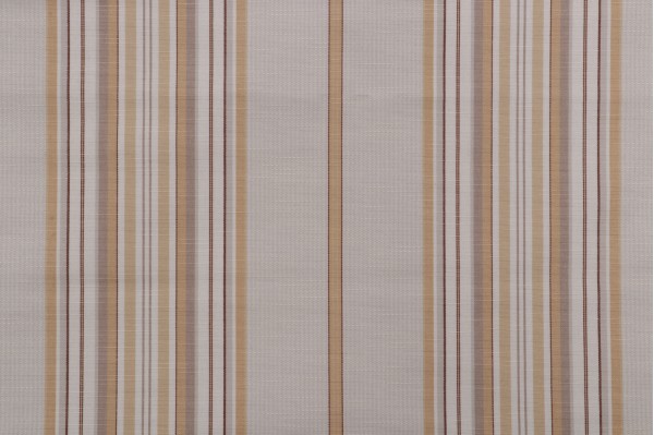 Scalamandre Stripe Woven Decorator Fabric in Cafe