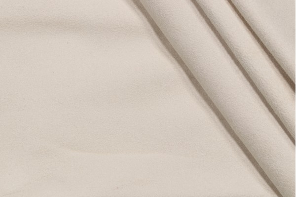 1 Yard Bernard Thorp & Co Suede Upholstery Fabric in Cream for Scalamandre