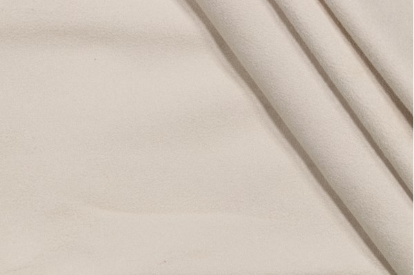 1 Yard Bernard Thorp & Co Suede Upholstery Fabric in Cream for Scalamandre