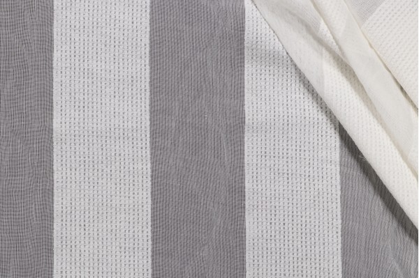 Scalamandre Sheer Stripe Drapery Fabric in White