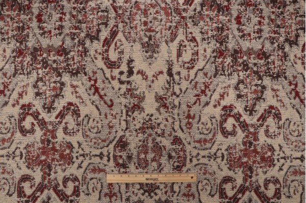 Click for 2.5 Yards Circa 1801 Cymbeline Woven Crypton Home Finish Tapestry Upholstery Fabric in Crimson Circa 1801 Cymbeline Woven Crypton Home Finish Tapestry Upholstery Fabric in Crimson