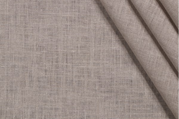 Palazzo Semi-Sheer Linen Drapery Fabric in Natural