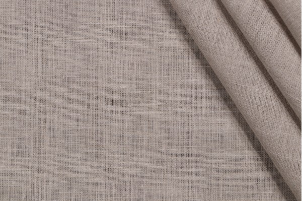 Palazzo Semi-Sheer Linen Drapery Fabric in Natural
