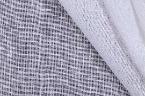 Eden Sheer Drapery Fabric in Snow