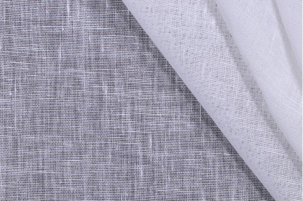 Eden Sheer Drapery Fabric in Snow