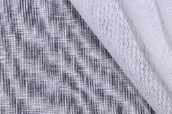 Eden Sheer Drapery Fabric in Snow