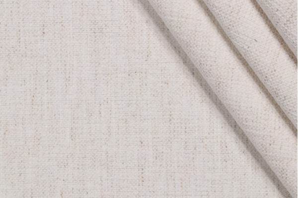 Crypton Nomad High Performance Woven Chenille Upholstery Fabric in Snow