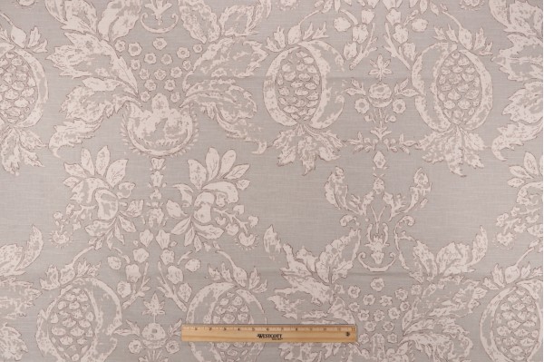 1 Yard Eaglesham Padua Hand-Printed Drapery Fabric for Scalamandre