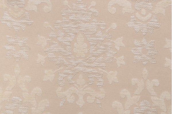 Scalamandre Damask Woven Chenille Upholstery Fabric in Natural