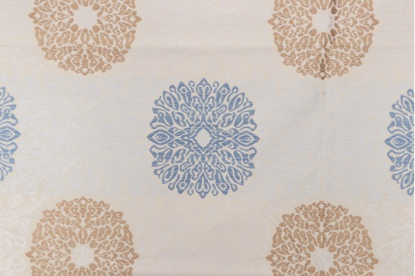 Click for 1.5 Yards Elegant Floral Damask Decorator Fabric in Hydrangea Elegant Floral Damask Decorator Fabric in Hydrangea