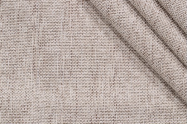 Lucia Woven Chenille Upholstery Fabric in Linen