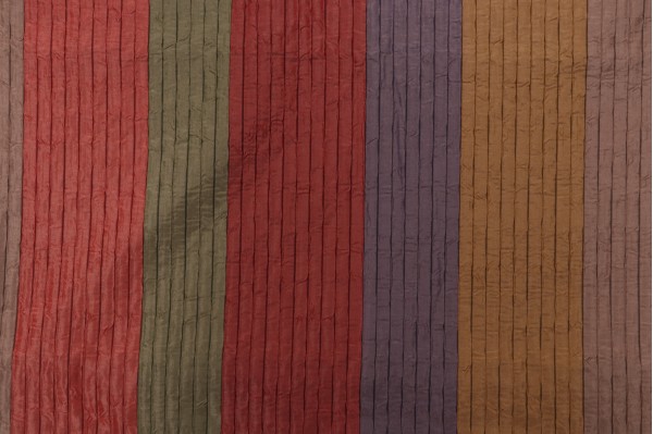 Scalamandre Pleated Stripe Decorator Fabric in Multi