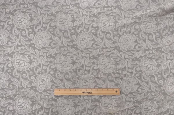 Scalamandre Sheer Lace Drapery Fabric in Ivory
