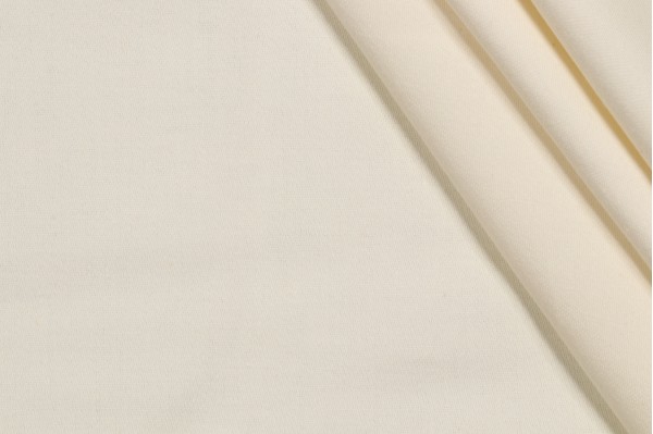 1 Yard Bernard Thorp & Co Satin Woven Drapery Fabric in Buttermilk for Scalamandre