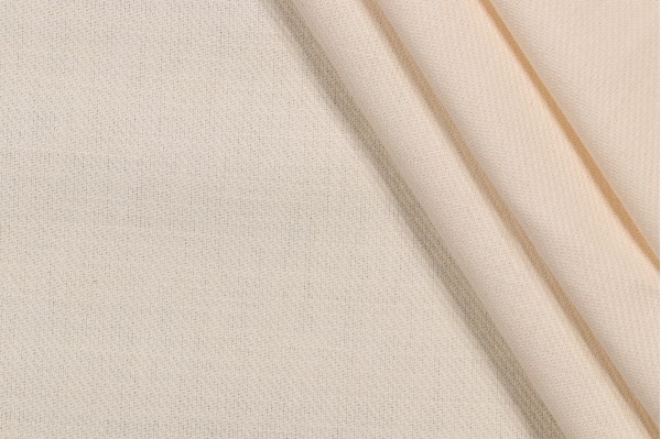 1 Yard Bernard Thorp & Co Twill Woven Drapery Fabric in Oyster for Scalamandre