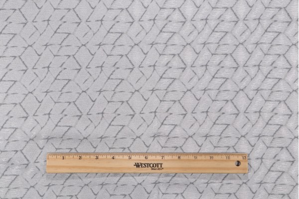 Grey Watkins Grandy Sheer Drapery Fabric in Stone for Scalamandre