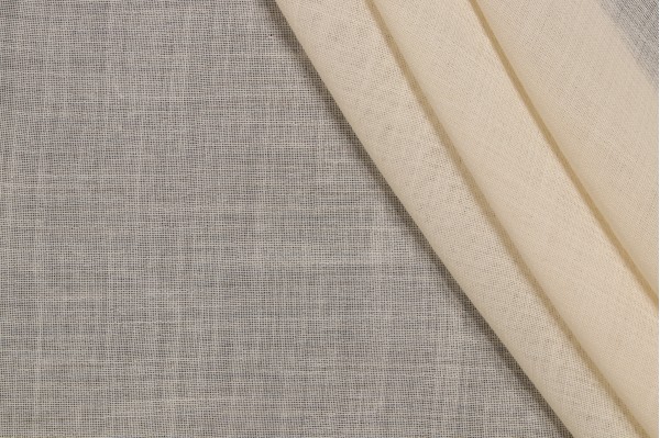 Scalamandre Sheer Drapery Fabric in Ivory