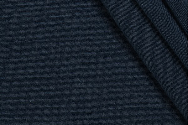 Scalamandre Marquise Grospoint Upholstery Fabric in Navy Blue