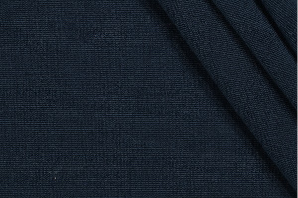 Scalamandre Marquise Grospoint Upholstery Fabric in Navy Blue