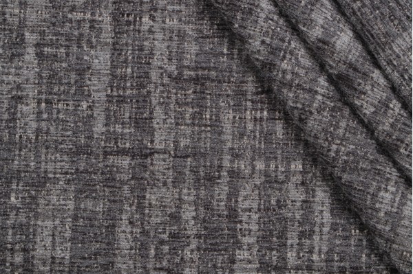 Scalamandre Woven Chenille Upholstery Fabric in Graphite