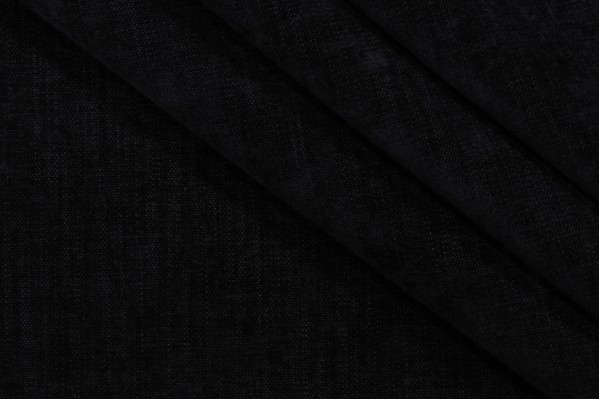 Crypton Bennett High Performance Chenille Upholstery Fabric in Ebony