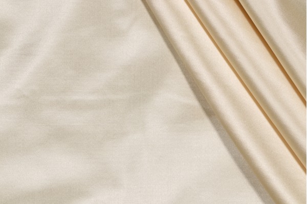 Scalamandre Sateen Decorator Fabric in Creme