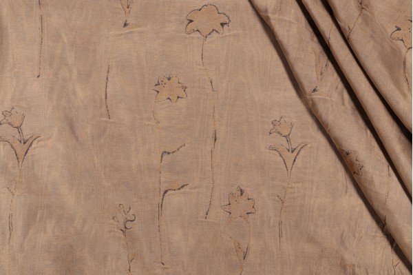 Click for 4.25 Yards Grey Watkins Orissa Sheer Silk Drapery Fabric in Pewter for Scalamandre Grey Watkins Orissa Sheer Silk Drapery Fabric in Pewter for Scalamandre