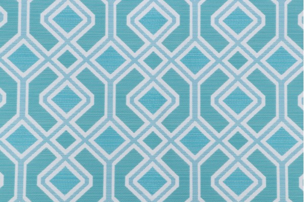 Scalamandre Oak Bluff Woven Polyolefin Outdoor Fabric in Turquoise