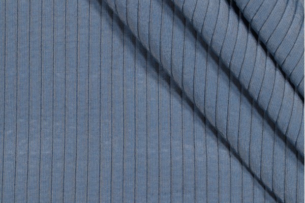 Grey Watkins Grenoble Matelasse Upholstery Fabric in Blue for Scalamandre