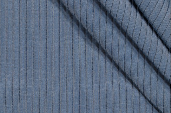 Grey Watkins Grenoble Matelasse Upholstery Fabric in Blue for Scalamandre