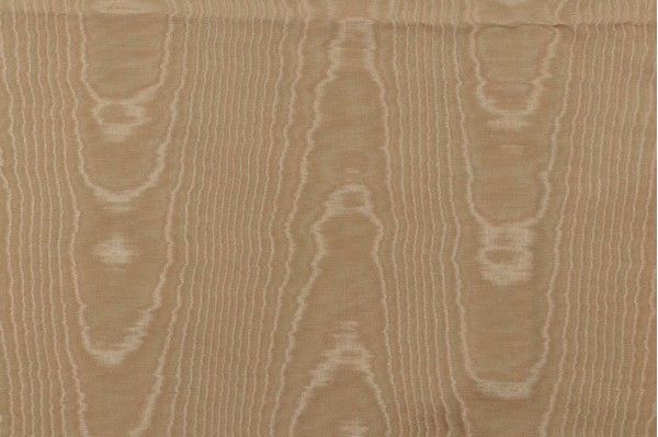Scalamandre Doberman Glace Moire Decorator Fabric in Gold/Green