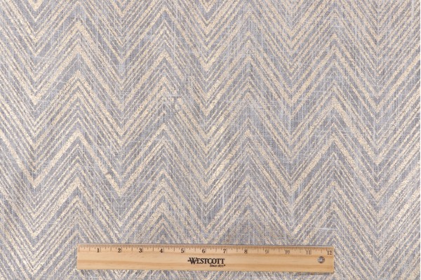 Scalamandre Junin Sheer Drapery Fabric in Silver Zebra