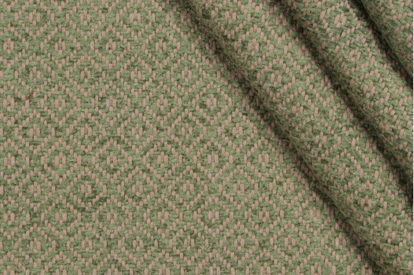 Scalamandre Kenwood Woven Chenille Upholstery Fabric in Moss