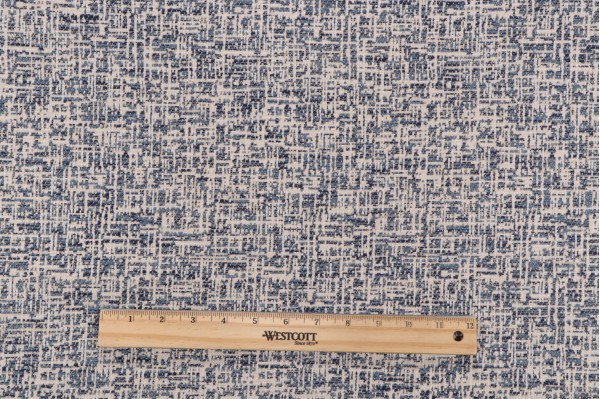 Golding Soundtrack Woven Chenille Upholstery Fabric in Ocean 