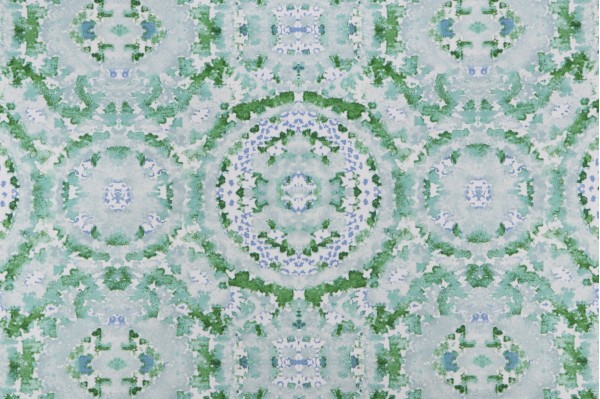 Waverly Sky Scapes Printed Cotton Drapery Fabric in Meadow 