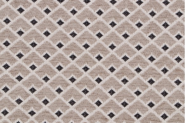 Hattie Woven Chenille Upholstery Fabric in Stone
