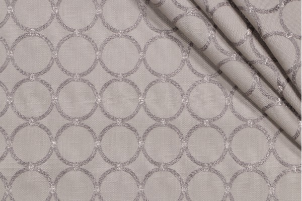 Click for 14.38 Yards PK Lifestyles Ringtone Embroidered Drapery Fabric in Sterling PK Lifestyles Ringtone Embroidered Drapery Fabric in Sterling