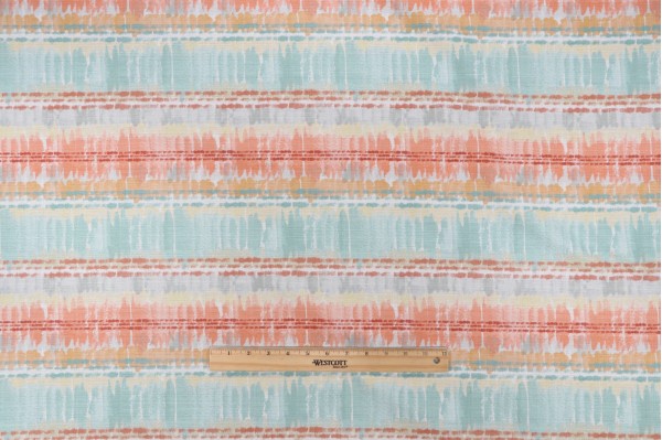 Mill Creek Ashbrook Printed Cotton Drapery Fabric in Cactus Flower