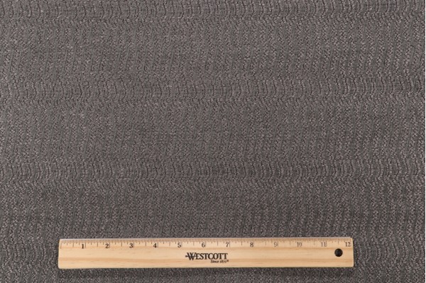 Scalamandre Woven Chenille Upholstery Fabric in Steel