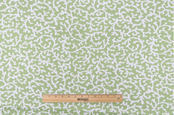 Waverly Savoy Silhouette Printed Cotton Twill Drapery Fabric in Tendril 