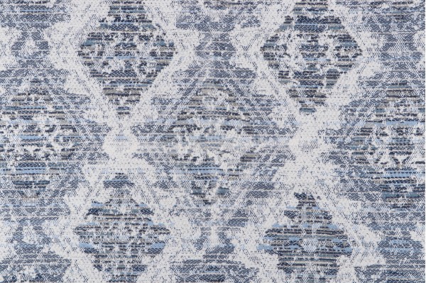 Cantry Chenille Tapestry Upholstery Fabric in Indigo